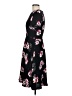 Talbots 100% Polyester Floral Pink Black Casual Dress Size 6 - photo 5