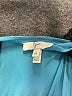Joie 100% Silk Teal 3/4 Sleeve Blouse Size M - photo 7