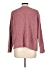 Pinque 100% Polyester Solid Burgundy Pullover Sweater Size L - photo 2