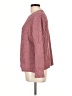 Pinque 100% Polyester Solid Burgundy Pullover Sweater Size L - photo 5