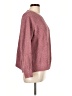 Pinque 100% Polyester Solid Burgundy Pullover Sweater Size L - photo 4