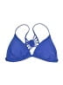 Xhilaration Solid Blue Swimsuit Top Size S - photo 1