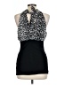 Studio Y Animal Print Black Cocktail Dress Size L - photo 2