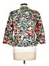 Coldwater Creek Print White Jacket Size 10 - photo 2