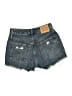 Levi's 100% Cotton Stars Blue Denim Shorts Size 26 waist - photo 2