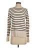 Zara Stripes Ivory Turtleneck Sweater Size S - photo 1