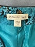 Coldwater Creek 100% Cotton Print Teal Jacket Size 12 - photo 6