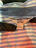Croft & Barrow Stripes Blue Long Sleeve Button-Down Shirt Size L - photo 7