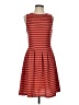 Mossimo Stripes Red Casual Dress Size S - photo 1