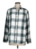 Jachs Girlfriend Plaid Gray Long Sleeve Button-Down Shirt Size M (estimated) - photo 1