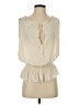 Theory Ivory Sleeveless Blouse Size S - photo 1