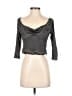 Le Lis Black 3/4 Sleeve Top Size S - photo 1