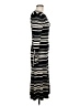 St. John 100% Wool Stripes Black Casual Dress Size M - photo 4