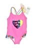 Sol Swim Hearts Pink One Piece Swimsuit 9-12 MO / 12 MO - photo 1