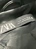 Zara 100% Polyurethane Black Jacket Size M - photo 6
