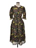 LoveShackFancy Paisley Green Casual Dress Size M - photo 1