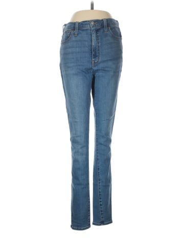 Madewell Tall 9" Mid-Rise Roadtripper Supersoft Skinny Jeans in Hastings Wash (view 1)