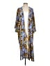 Corey Lynn Calter 100% Polyester Blue Kimono Size S (estimated) - photo 1