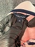Nautica Color Block Red Sweatshirt Size XS - photo 7