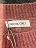 Olivia Grey Floral Burgundy Pullover Sweater Size 1X - photo 7