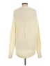 Banana Republic 100% Cotton Solid Ivory Pullover Sweater Size M - photo 2