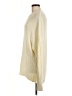 Banana Republic 100% Cotton Solid Ivory Pullover Sweater Size M - photo 5