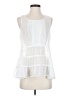 Maeve 100% Polyester White Sleeveless Blouse Size S - photo 1