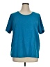 Catherines Teal Short Sleeve Top Size 1X - photo 1