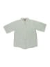 Tea 100% Cotton Stripes Green Blue Short Sleeve Button-Down Shirt Size 4T - photo 1