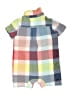 Tea Checkered-gingham Blue Pink Short Sleeve Outfit Size 12-18 mo - photo 2