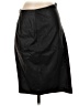 Express 100% Polyester Solid Black Faux Leather Skirt Size 4 - photo 1