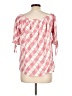 Harve Benard 100% Rayon Pink 3/4 Sleeve Blouse Size L - photo 2