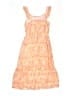 Zenzi 100% Polyester Floral Orange Dress Size 10 - 12 - photo 2