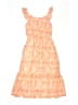 Zenzi 100% Polyester Floral Orange Dress Size 10 - 12 - photo 1