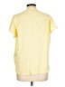 Harve Benard Yellow Short Sleeve Blouse Size L - photo 2