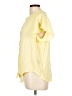 Harve Benard Yellow Short Sleeve Blouse Size L - photo 5