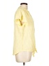 Harve Benard Yellow Short Sleeve Blouse Size L - photo 4
