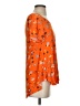Unbranded Orange Short Sleeve Blouse Size S - photo 4