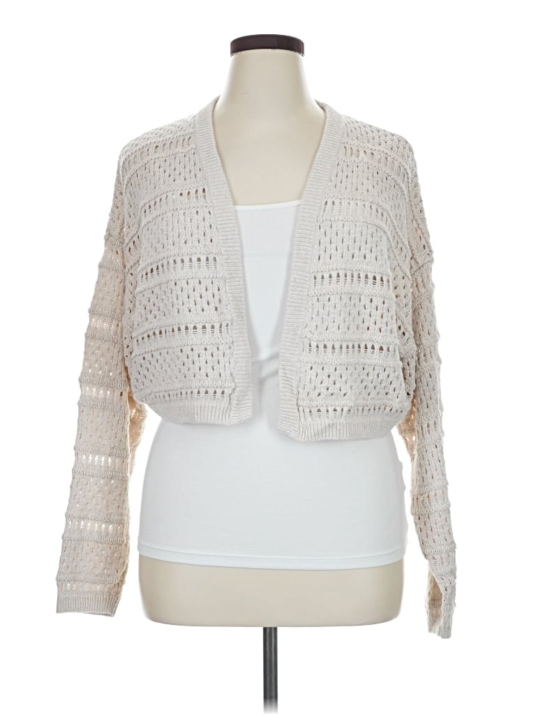 Pre-owned Marine Layer Cardigan Sweater In Ivory
