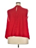 ELOQUII 100% Polyester Red Sleeveless T-Shirt Size 20 Plus - photo 2