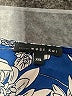 West Kei 100% Polyester Blue 3/4 Sleeve Blouse Size XXL - photo 7