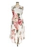 Robbie Bee 100% Polyester Floral Gray Cocktail Dress Size 18 - photo 2