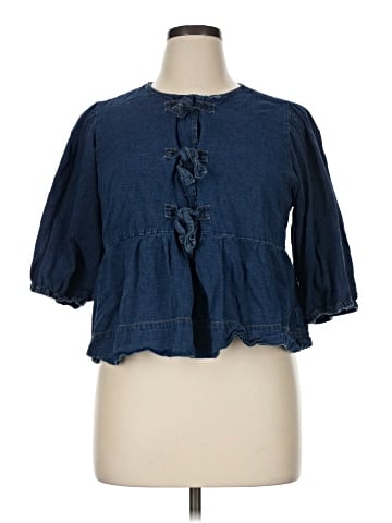 Velvet Heart 3/4 Sleeve Blouse (view 1)