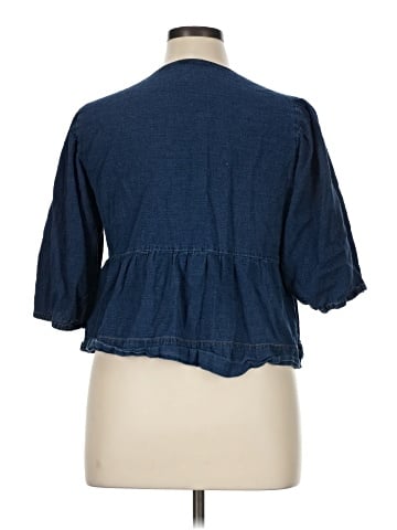 Velvet Heart 3/4 Sleeve Blouse (view 2)