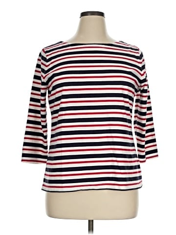 Liz Claiborne 3/4 Sleeve T-Shirt (view 1)