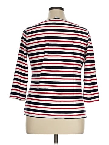 Liz Claiborne 3/4 Sleeve T-Shirt (view 2)