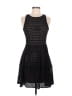BCBGMAXAZRIA Stripes Black Cocktail Dress Size M - photo 1