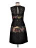 Kay Unger 100% Polyester Graphic Black Cocktail Dress Size 8 - photo 2