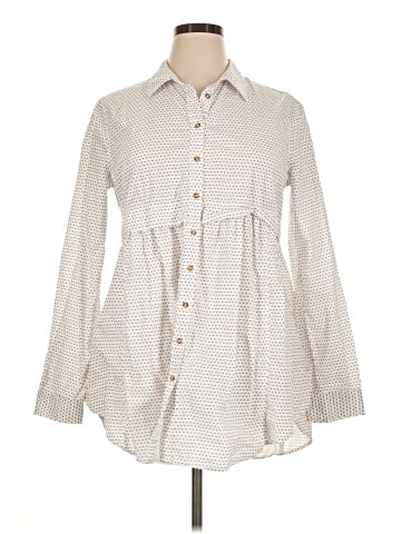 Maeve Long Sleeve Button-Down Shirt (view 1)