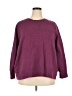 Just My Size Solid Purple Pullover Sweater Size 3X Plus - photo 1